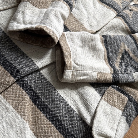 BB Dakota Patterned Hooded Coat with Faux Fur Trim - Picture 3 of 4